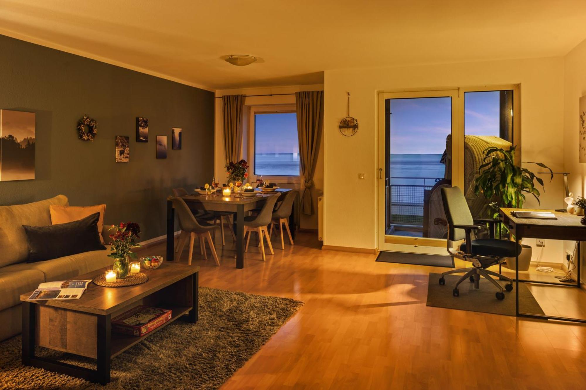 Strand-Apartment, Strandkorb, Meeresrauschen, Parkplatz Wilhelmshaven Exteriér fotografie
